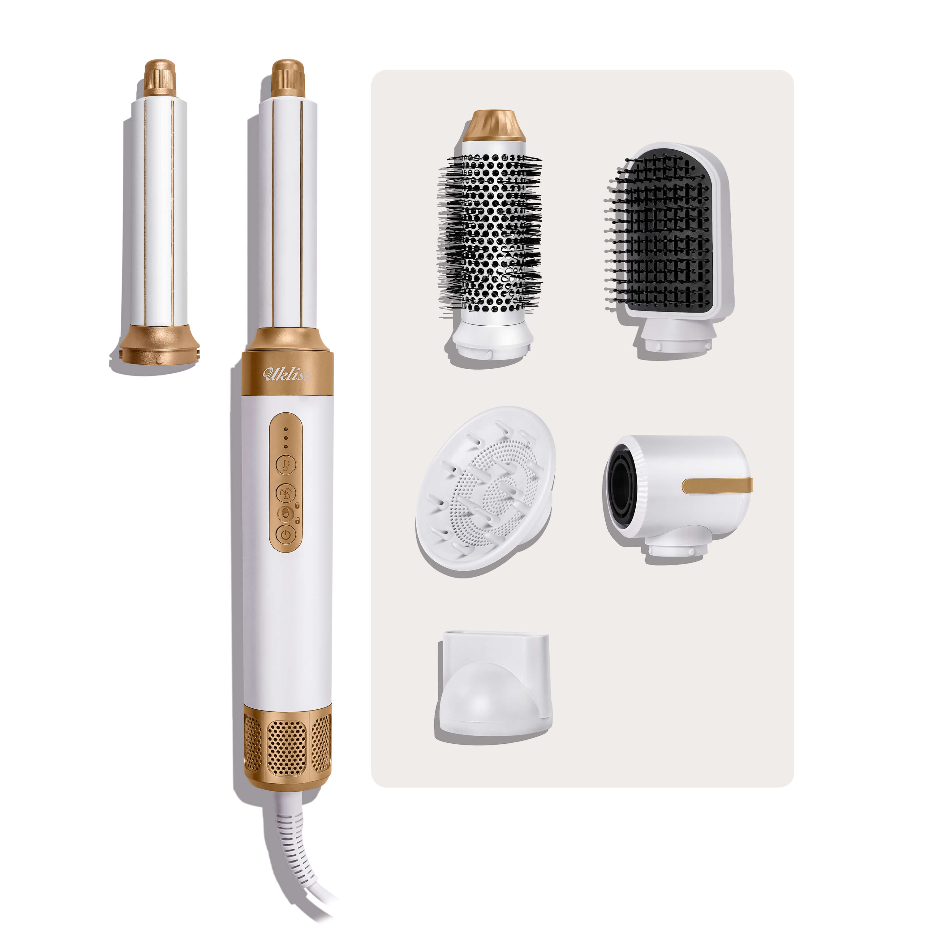 Ukliss The Ultimate 7-in-1 Hot Air Styler & Dryer Brush