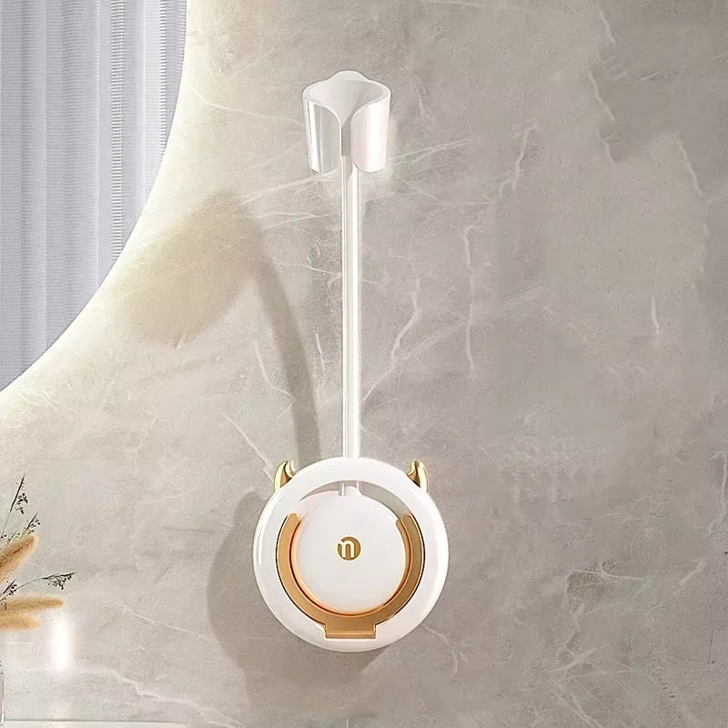Hands-Free Adjustable Wall-Mount Blow Dryer Holder